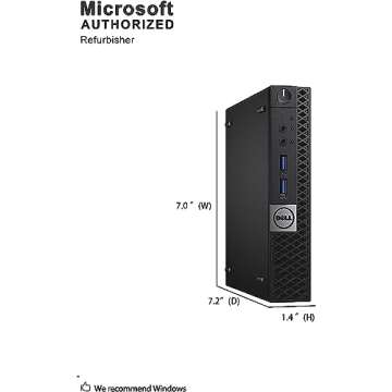 Dell Optiplex 7040 Micro Desktop with i5, 16GB RAM, 1TB SSD