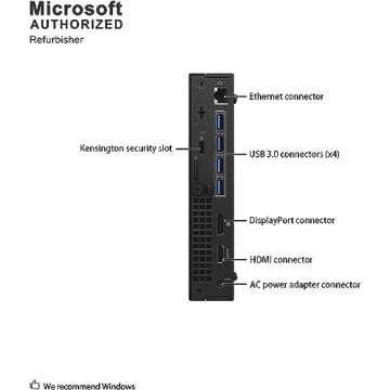 Dell Optiplex 7040 Micro Desktop with i5, 16GB RAM, 1TB SSD
