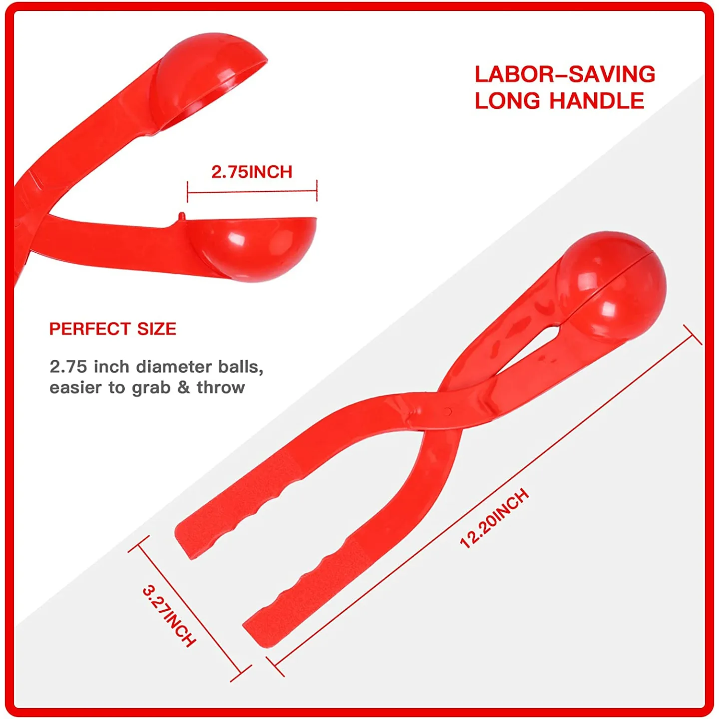 Snowball Maker Toy Set for Kids - 4 Pack