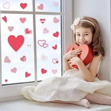 11 Pieces Heart Stencil, Reusable Heart Stencil Template Plastic Stencils for Painting on Wood Wall Home Decor DIY Crafts