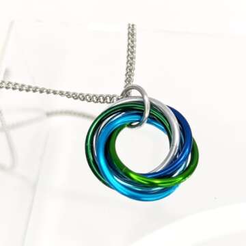 Möbii Pride Multicolor Pendant Jewelry - Adjustable Sizes & Design