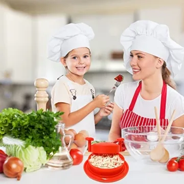 8 Inch Red Chicken Shredder Machine Non-Skid Base