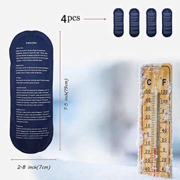 ALLCAMP Insulin Cooler Travel Case with 4 Ice Pack and Insulation Liner for Diabetic Organize Medication (9X 4.72x 3.14 inches)