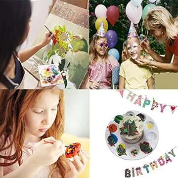 Creative 65Pcs Paint Brushes Set for Kids and Adults