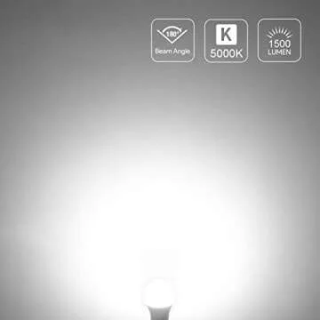 LE 100W Equivalent LED Light Bulbs for Bright Spaces