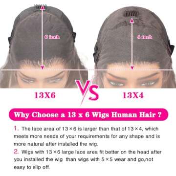 Yumkot 26Inch Chocolate Brown 13x6 Body Wave Lace Front Wigs Human Hair Pre Plucked 180% Density HD Full Lace Frontal Wigs with Baby Hair Colored Wigs for Women