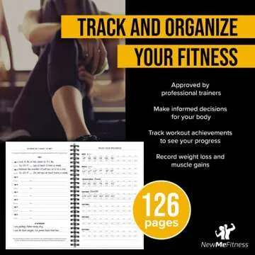 NewMe Fitness Journal for Women & Men, Workout Planner and Exercise Log Book to Track Weight Loss, M...