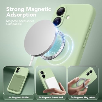 SuydanBox Magnetic for iPhone 17 Case, Compatible with MagSafe, Full Camera Protection, Screen Prote...