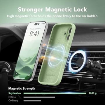 SuydanBox Magnetic iPhone 17 Case with Screen Protector