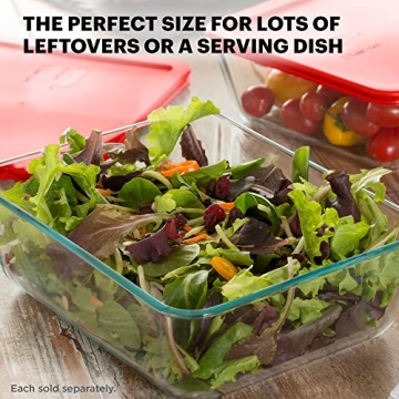 Pyrex 11-Cup Glass Food Storage Container for Practical Meal Prep