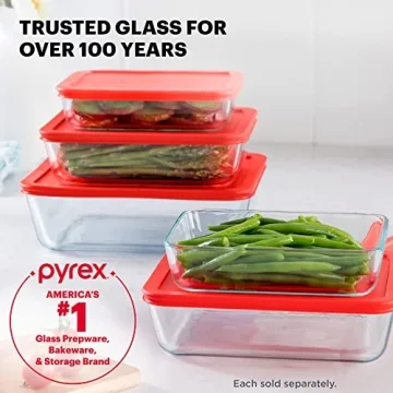 Pyrex 11-Cup Glass Food Storage Container for Practical Meal Prep