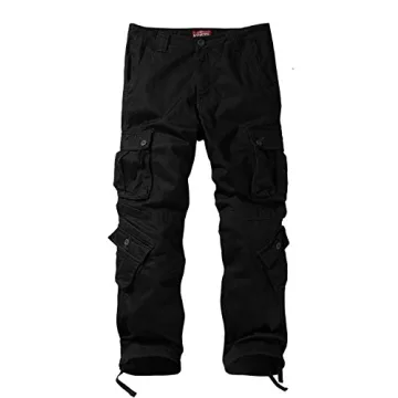 Match Men's Wild Cargo Pants(Black,29)