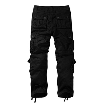 Match Men's Wild Cargo Pants(Black,29)