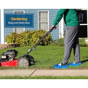 Durable Disposable Non Slip Shoe Covers - 100 Pack