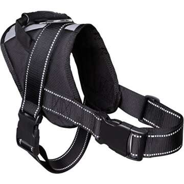 No Pull Dog Harness for Large Breeds with Handle & Reflective Material