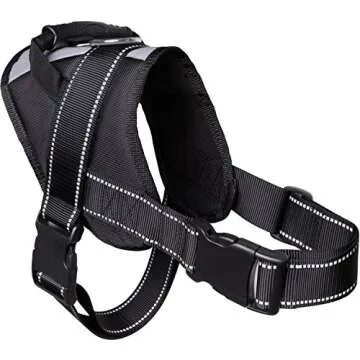 No Pull Dog Harness for Large Breeds with Handle & Reflective Material