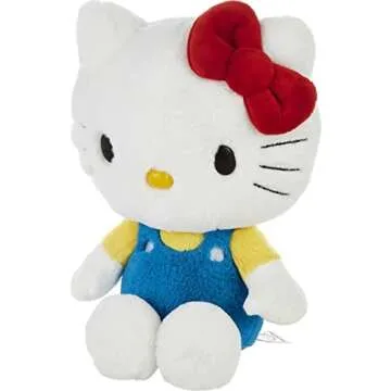 Mattel Sanrio Hello Kitty and Friends Plush Doll (8-in), So Cuddly, Great Gift for Kids Ages 3Y+