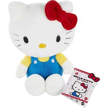 Mattel Sanrio Hello Kitty and Friends Plush Doll (8-in), So Cuddly, Great Gift for Kids Ages 3Y+