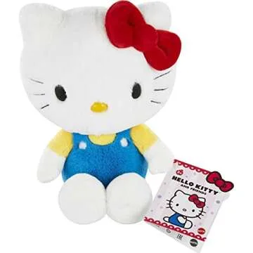 Mattel Sanrio Hello Kitty and Friends Plush Doll (8-in), So Cuddly, Great Gift for Kids Ages 3Y+