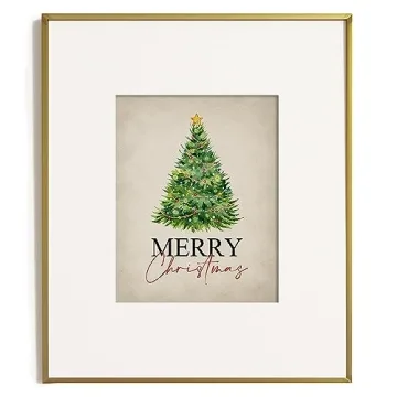 Rustic Farmhouse Holiday Wall Art - Norway Spruce & Pine