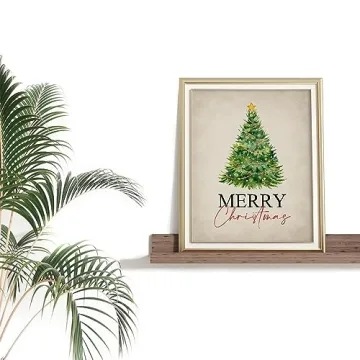 Rustic Farmhouse Holiday Wall Art - Norway Spruce & Pine