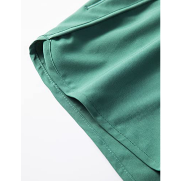 CRZ YOGA Womens 4-Inch Lightweight Gym Workout Shorts