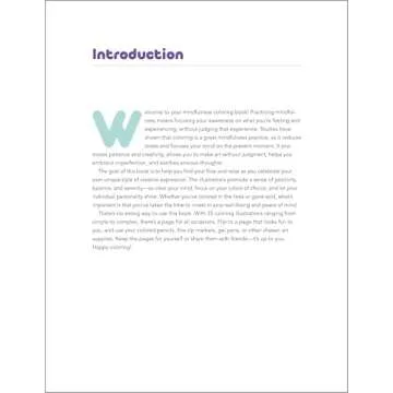 Mindfulness Coloring Book for Teens: Reduce Anxiety, Increase Focus, and Spark Creativity