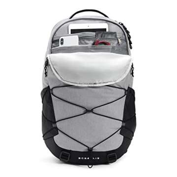 THE NORTH FACE Borealis Commuter Laptop Backpack, Meld Grey Dark Heather/TNF Black, One Size