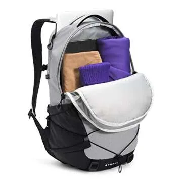 THE NORTH FACE Borealis Commuter Laptop Backpack, Meld Grey Dark Heather/TNF Black, One Size