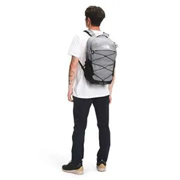 THE NORTH FACE Borealis Commuter Laptop Backpack, Meld Grey Dark Heather/TNF Black, One Size