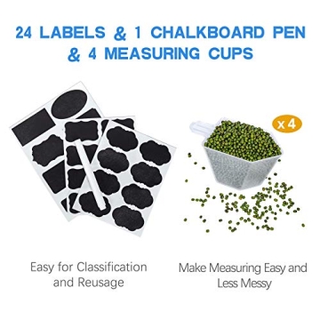 Airtight Food Storage Containers Set - Organize Your Pantry!