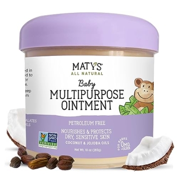 Matys Multipurpose Baby Ointment, All Over Gentle Skin Protection for Newborns & Up, Soothes Dry Irr...