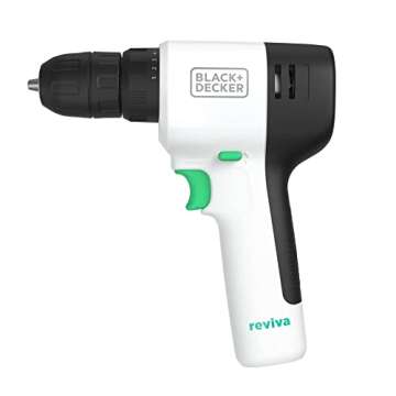 BLACK+DECKER reviva 12V Eco-Friendly Cordless Drill, 230 lb Torque from Recycled Material