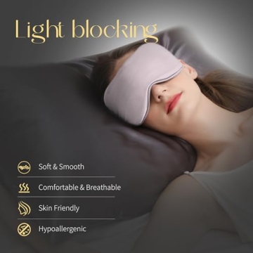 Luxury ZIMASILK Mulberry Silk Sleep Mask for Ultimate Comfort