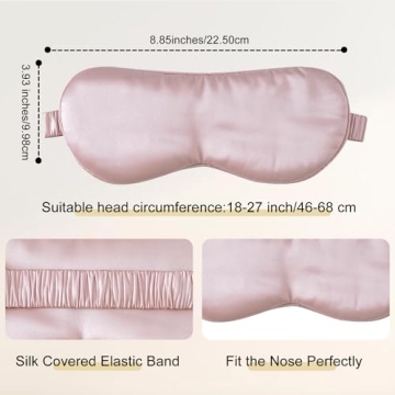 Luxury ZIMASILK Mulberry Silk Sleep Mask for Ultimate Comfort