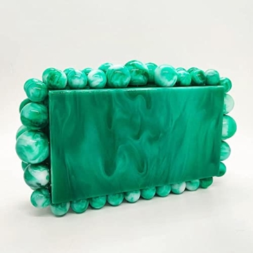 CUXVA Stylish Acrylic Evening Clutch Purse for Women