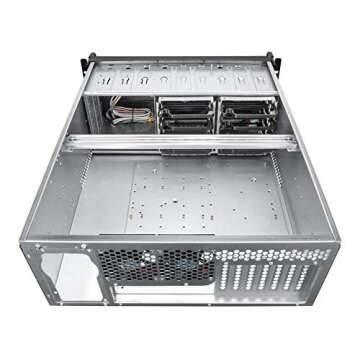 Rosewill 4U Server Chassis with 8 Bays & Pre-Installed Fans