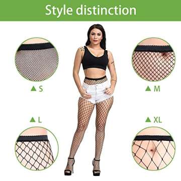 Stylish Confonze Fishnet Stockings High Waist Tights for Women