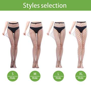 Stylish Confonze Fishnet Stockings High Waist Tights for Women