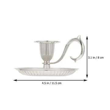 Elegant HOMSFOU Retro Handheld Candle Holder for Any Occasion