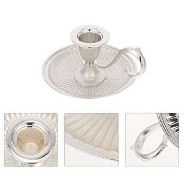 Elegant HOMSFOU Retro Handheld Candle Holder for Any Occasion