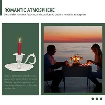 Elegant HOMSFOU Retro Handheld Candle Holder for Any Occasion