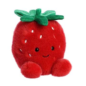 Aurora® Adorable Palm Pals™ Juicy Strawberry™ Stuffed Animal - Pocket-Sized Play - Collectable ...