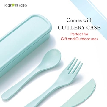 Kids Garden Car Plate Set - Eco-Friendly Bamboo Dinnerware