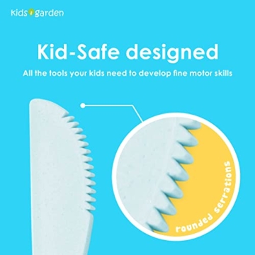 Kids Garden Car Plate Set - Eco-Friendly Bamboo Dinnerware