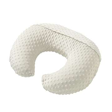 Pillowcase for Nursing Pillow and Positioner for Breastfeeding and Bottle Feeding, Propping Baby, Tummy Time, Baby Sitting Support, Awake-Time Support, Pillow Cover Only (Beige)