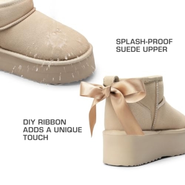 Chic & Comfortable DREAM PAIRS FuzzyClassic Winter Boots