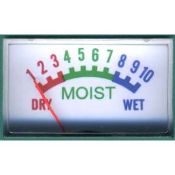 Indoor/Outdoor Moisture Sensor Meter with Full Color Instruction Card, Soil Water Monitor, Plant Care, Garden,Lawn