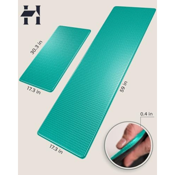Homergy Comfort Kitchen Mats - Ergonomic Anti Fatigue Set