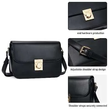 Stylish Chinllo Crossbody Bag for Women - Vegan Leather